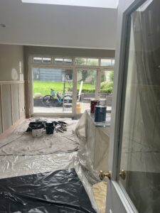 room undergoing renovation